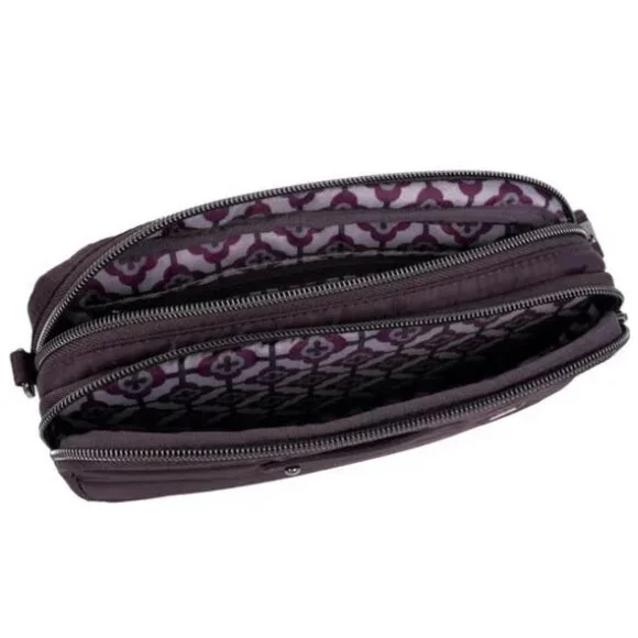 Lug Coupe XL Plus Convertible Crossbody Bag with Charm Bar Plum - New! - Picture 3 of 14